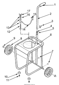 Part Location Diagram of 102628GS Briggs and Stratton Decal g-force 2800